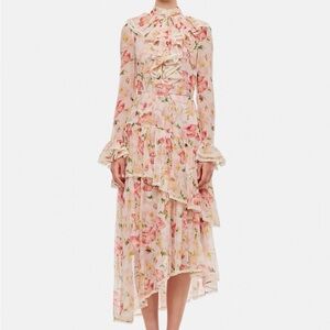 Zimmermann Floral Ruffle Dress